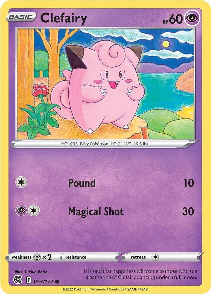 Clefairy (053/172) [Sword & Shield: Brilliant Stars] (Online Only)
