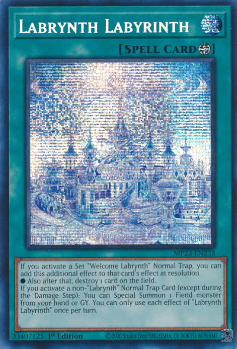 Labrynth Labyrinth [MP23-EN233] Prismatic Secret Rare (ONLINE ORDER ONLY)