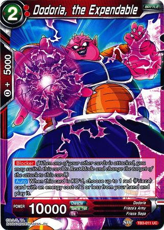 Dodoria, the Expendable (TB3-011) [Clash of Fates]