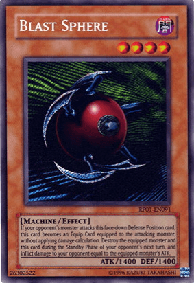 Blast Sphere [RP01-EN091] Secret Rare (ONLINE ORDER ONLY)