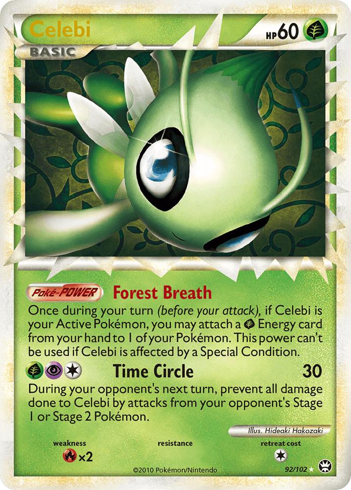 Celebi (92/102) [HeartGold & SoulSilver: Triumphant] (Online Only)