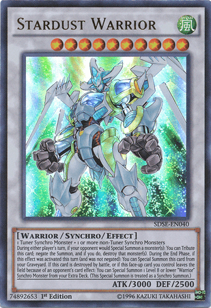 Stardust Warrior [SDSE-EN040] Ultra Rare (ONLINE ORDER ONLY)
