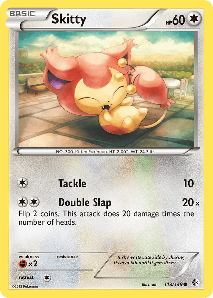 Skitty (113/149) [Black & White: Boundaries Crossed] (Online Only)