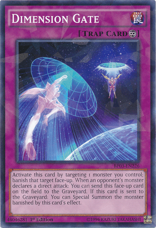 Dimension Gate [BP03-EN226] Shatterfoil Rare (ONLINE ORDER ONLY)