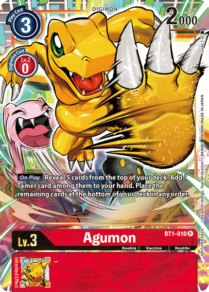 Agumon [BT1-010] (Dash Pack) [Release Special Booster Ver.1.0 Promos] (ONLINE ORDER ONLY)