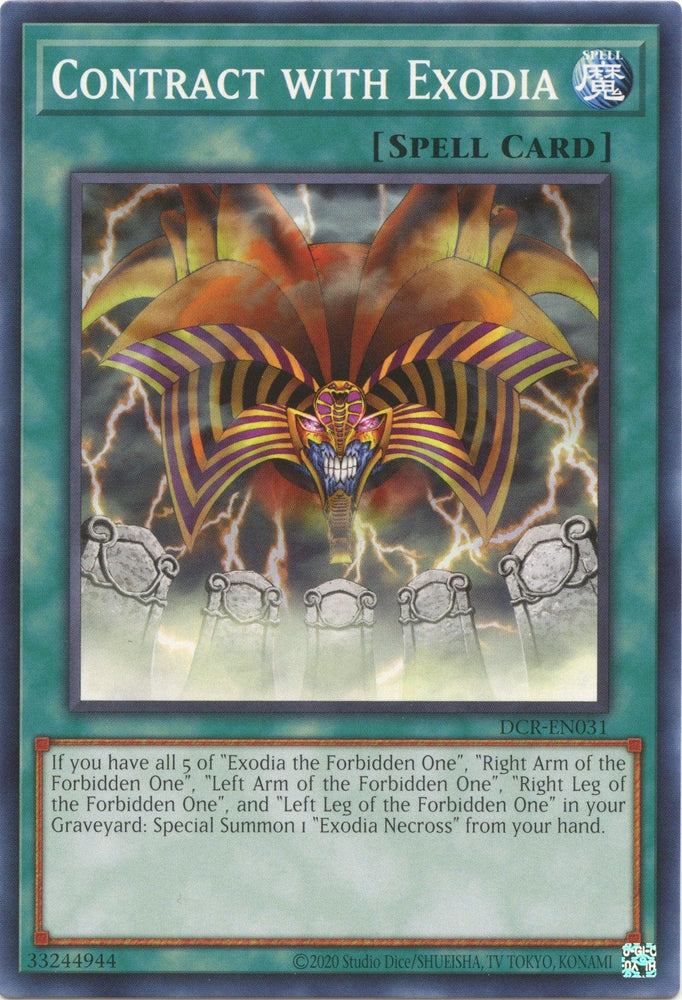 Contract with Exodia (25th Anniversary) [DCR-EN031] Common (ONLINE ORDER ONLY)