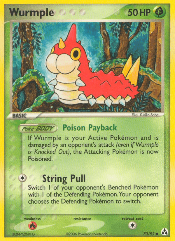 Wurmple (70/92) [EX: Legend Maker] (Online Only)