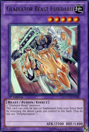 Gladiator Beast Essedarii [EXVC-EN086] Ultra Rare (ONLINE ORDER ONLY)