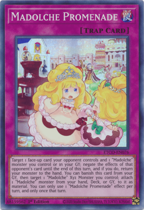 Madolche Promenade [ETCO-EN076] Super Rare (ONLINE ORDER ONLY)