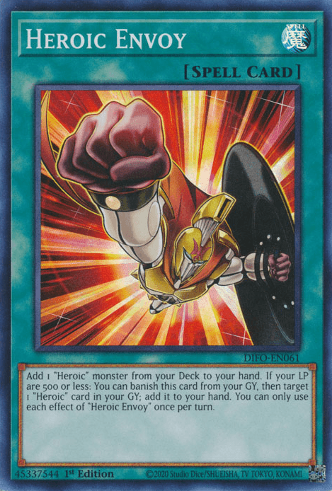 Heroic Envoy [DIFO-EN061] Super Rare (ONLINE ORDER ONLY)