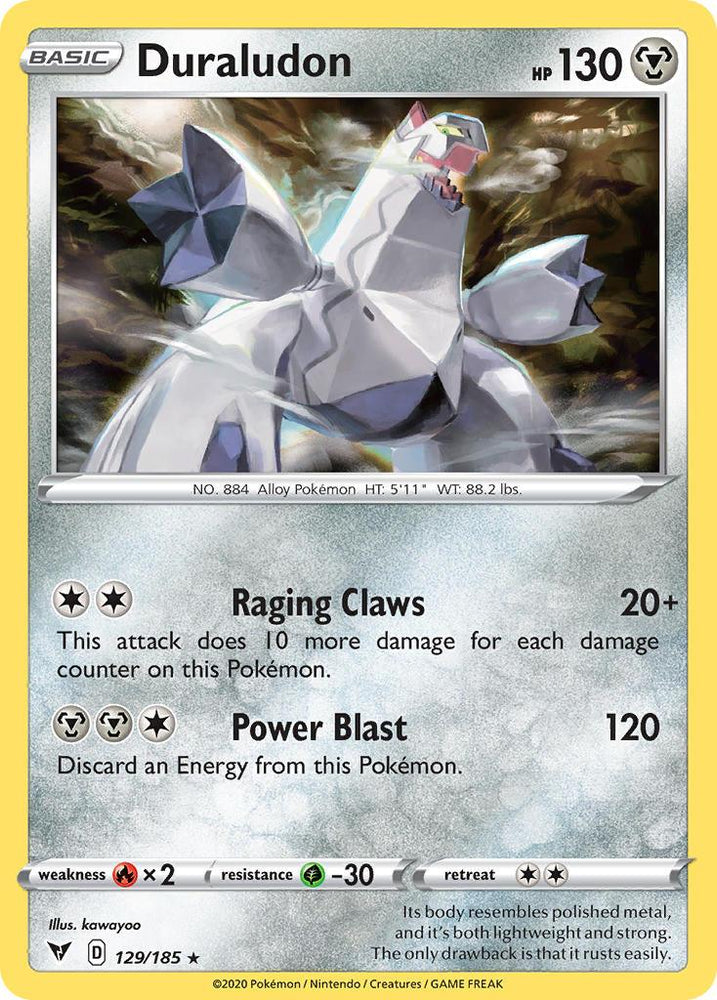 Duraludon (129/185) [Sword & Shield: Vivid Voltage] (Online Only)