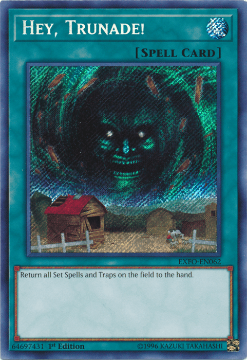 Hey, Trunade! [EXFO-EN062] Secret Rare (ONLINE ORDER ONLY)