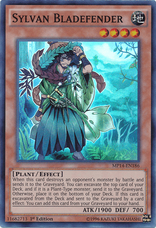 Sylvan Bladefender [MP14-EN186] Super Rare (ONLINE ORDER ONLY)