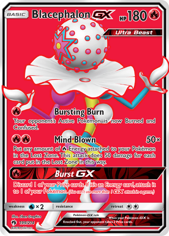 Blacephalon GX (199/214) [Sun & Moon: Lost Thunder] (Online Only)