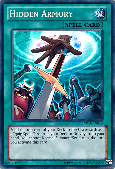 Hidden Armory [AP01-EN012] Super Rare (ONLINE ORDER ONLY)