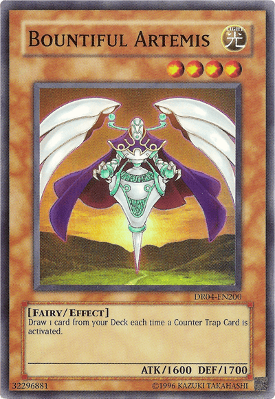 Bountiful Artemis [DR04-EN200] Super Rare (ONLINE ORDER ONLY)