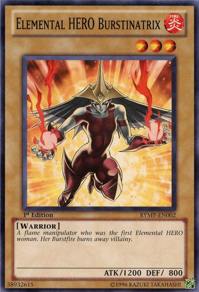 Elemental HERO Burstinatrix [RYMP-EN002] Common (ONLINE ORDER ONLY)