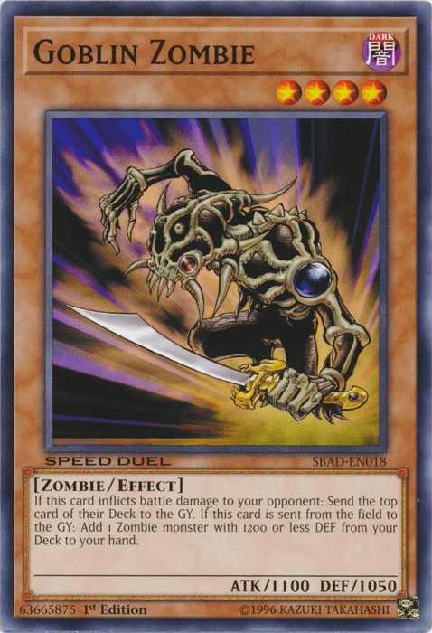 Goblin Zombie [SBAD-EN018] Common (ONLINE ORDER ONLY)