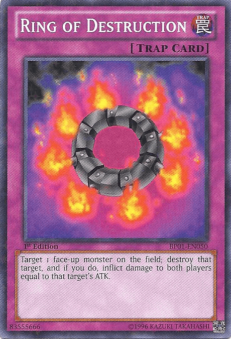 Ring of Destruction [BP01-EN050] Rare (ONLINE ORDER ONLY)