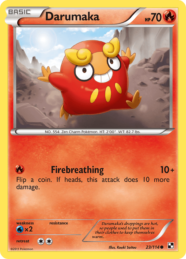 Darumaka (23/114) [Black & White: Base Set] (Online Only)