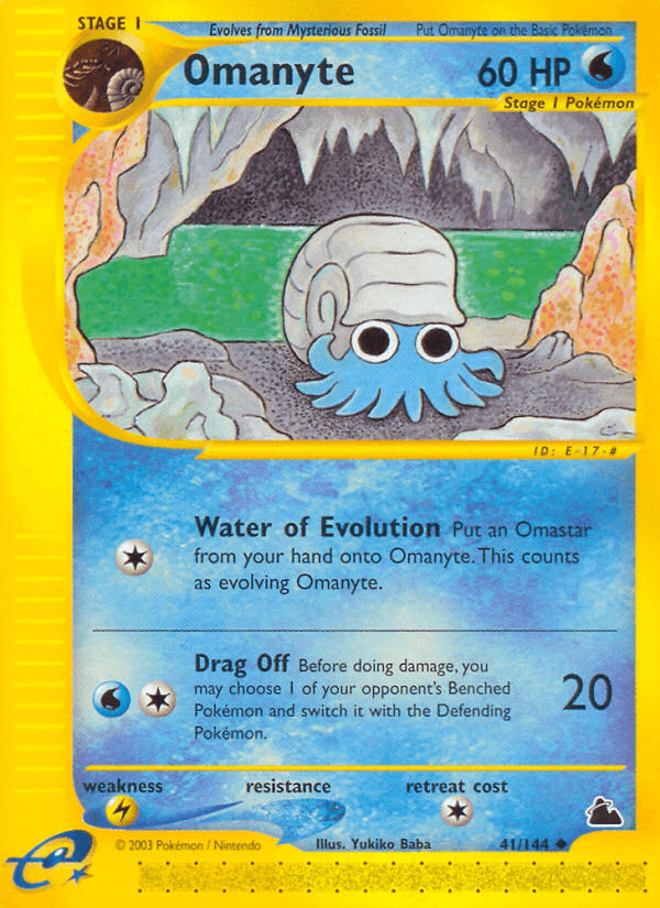 Omanyte (41/144) [Skyridge] (Online Only)