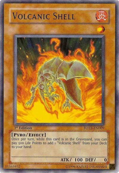 Volcanic Shell [FOTB-EN009] Rare (ONLINE ORDER ONLY)