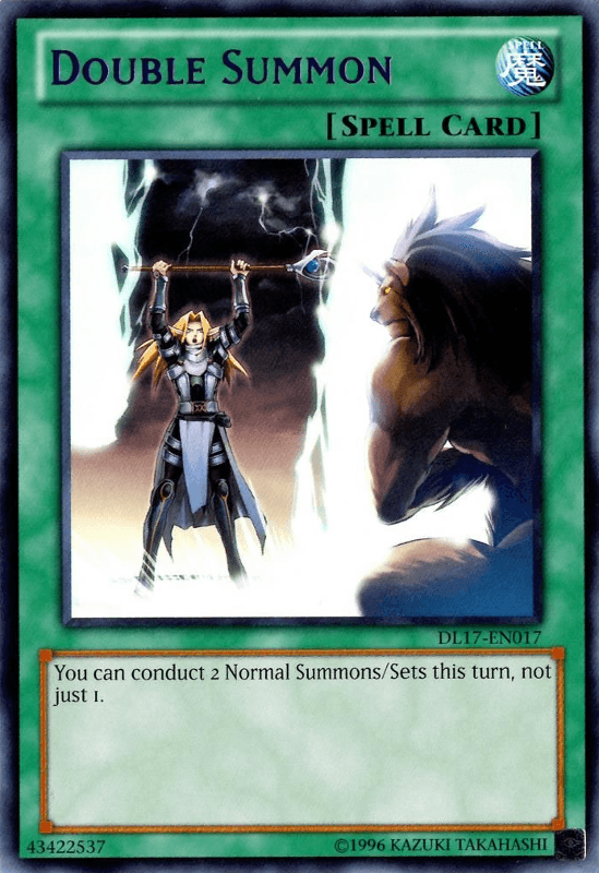 Double Summon (Purple) [DL17-EN017] Rare (ONLINE ORDER ONLY)