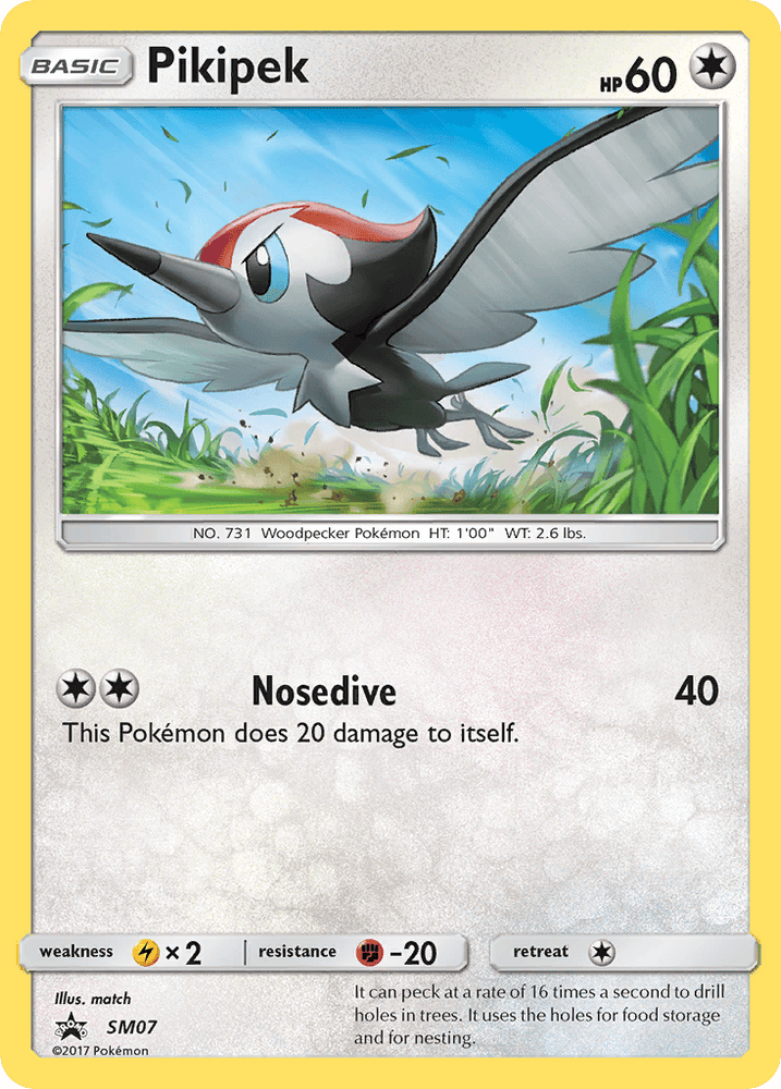 Pikipek (SM07) [Sun & Moon: Black Star Promos] (Online Only)
