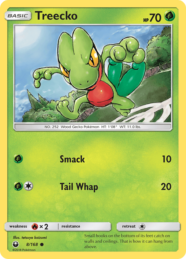 Treecko (8/168) [Sun & Moon: Celestial Storm] (Online Only)