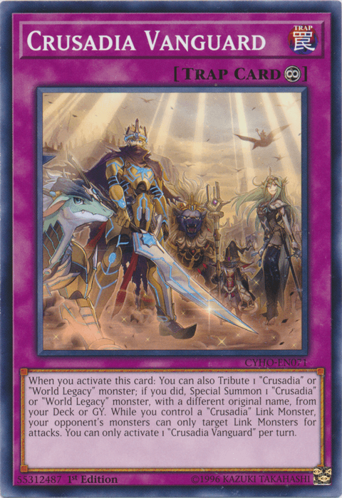 Crusadia Vanguard [CYHO-EN071] Common (ONLINE ORDER ONLY)