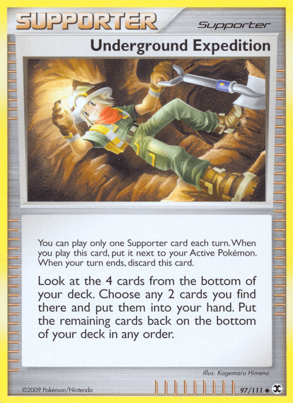 Underground Expedition (97/111) [Platinum: Rising Rivals] (Online Only)