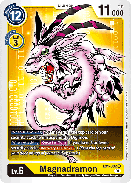 Magnadramon [EX1-032] [Classic Collection] (ONLINE ORDER ONLY)