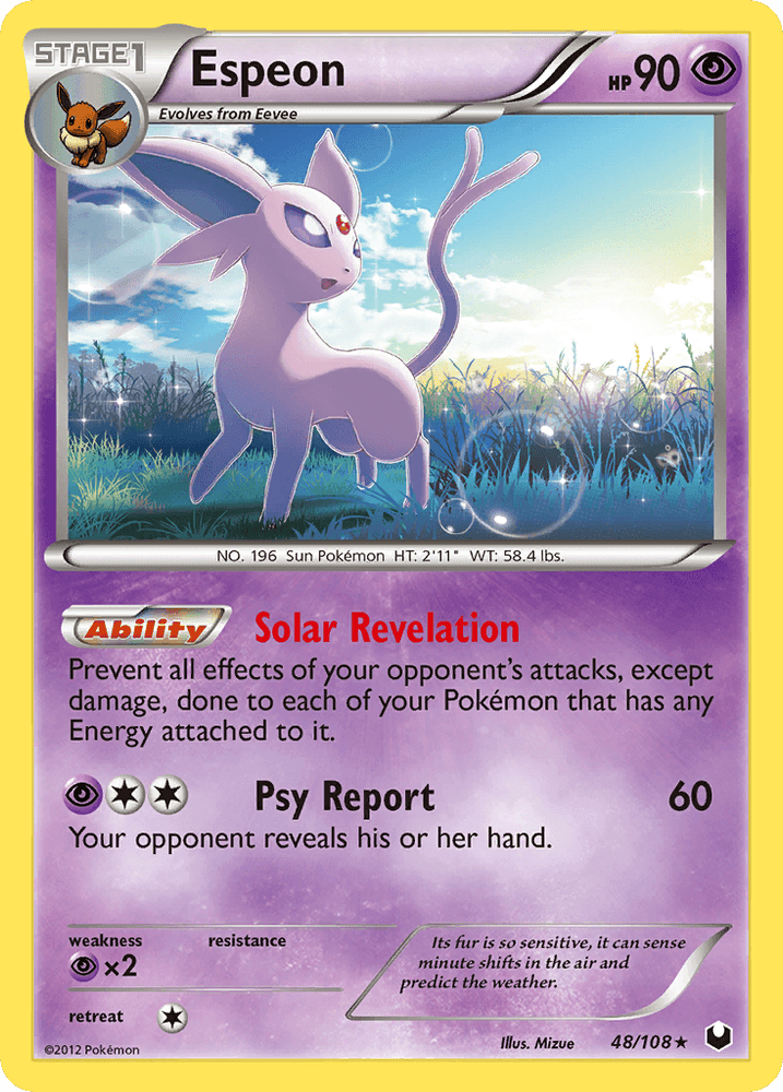 Espeon (48/108) [Black & White: Dark Explorers] (Online Only)