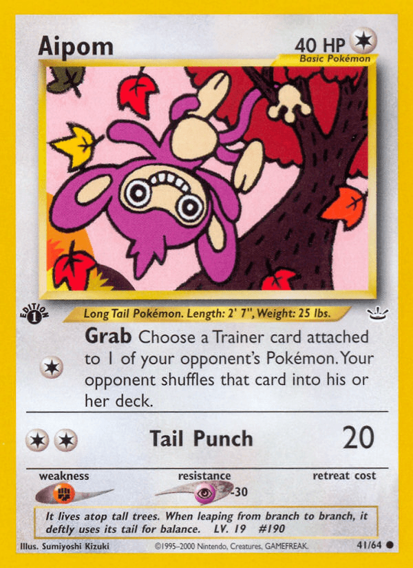 Aipom (41/64) [Neo Revelation 1st Edition] (Online Only)