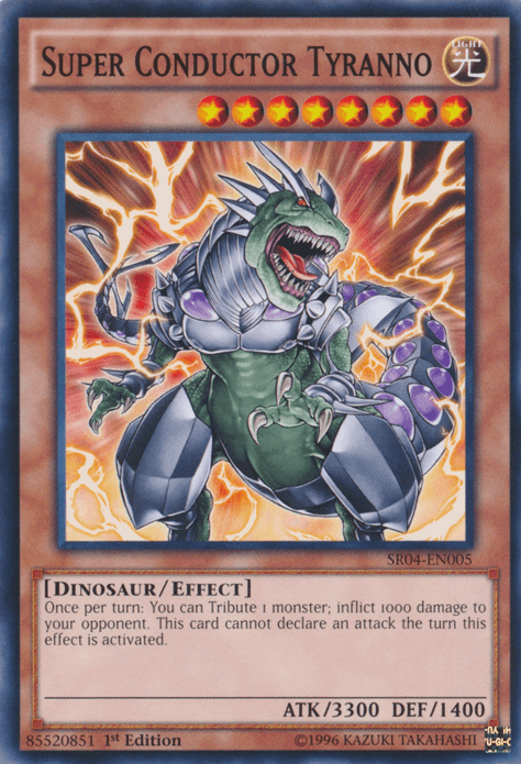Super Conductor Tyranno [SR04-EN005] Common (ONLINE ORDER ONLY)