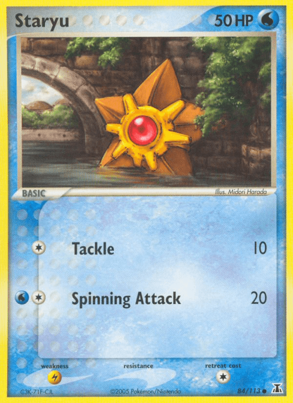 Staryu (84/113) [EX: Delta Species] (Online Only)