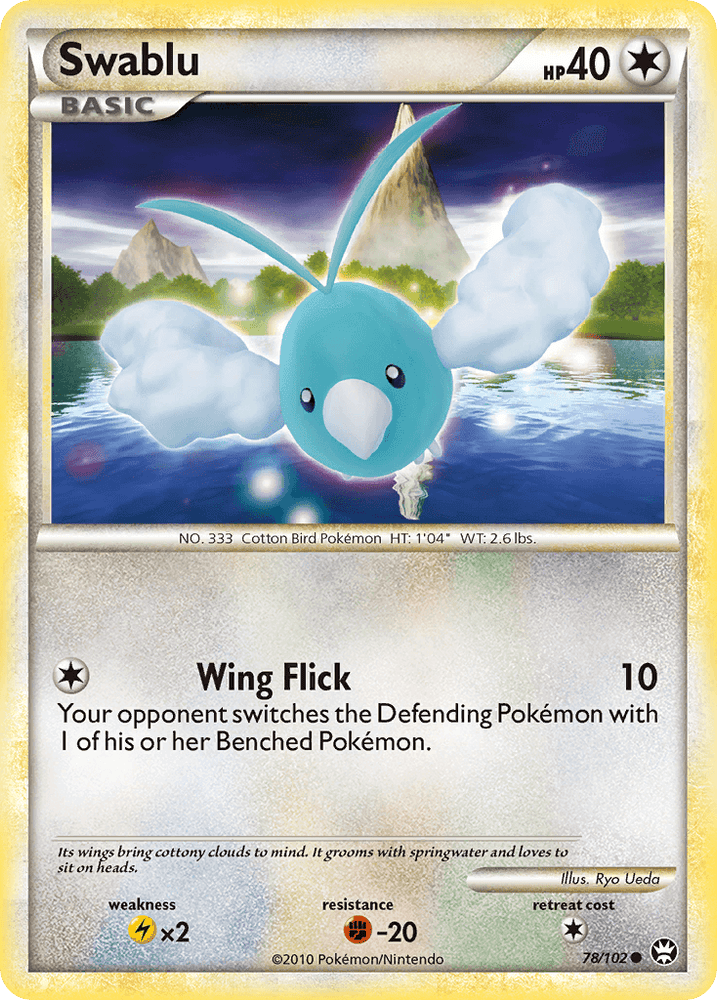 Swablu (78/102) [HeartGold & SoulSilver: Triumphant] (Online Only)