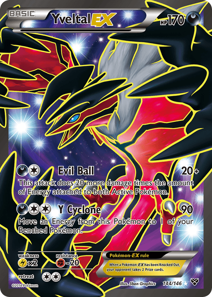 Yveltal EX (144/146) [XY: Base Set] (Online Only)