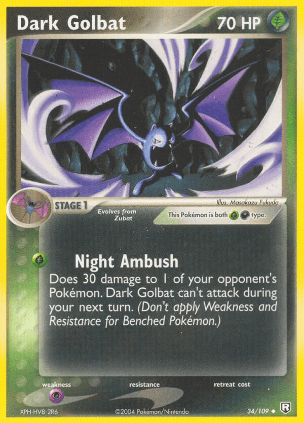 Dark Golbat (34/109) [EX: Team Rocket Returns] (Online Only)