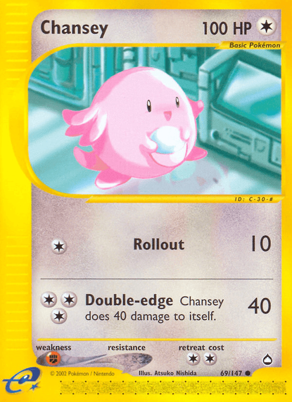 Chansey (69/147) [Aquapolis] (Online Only)