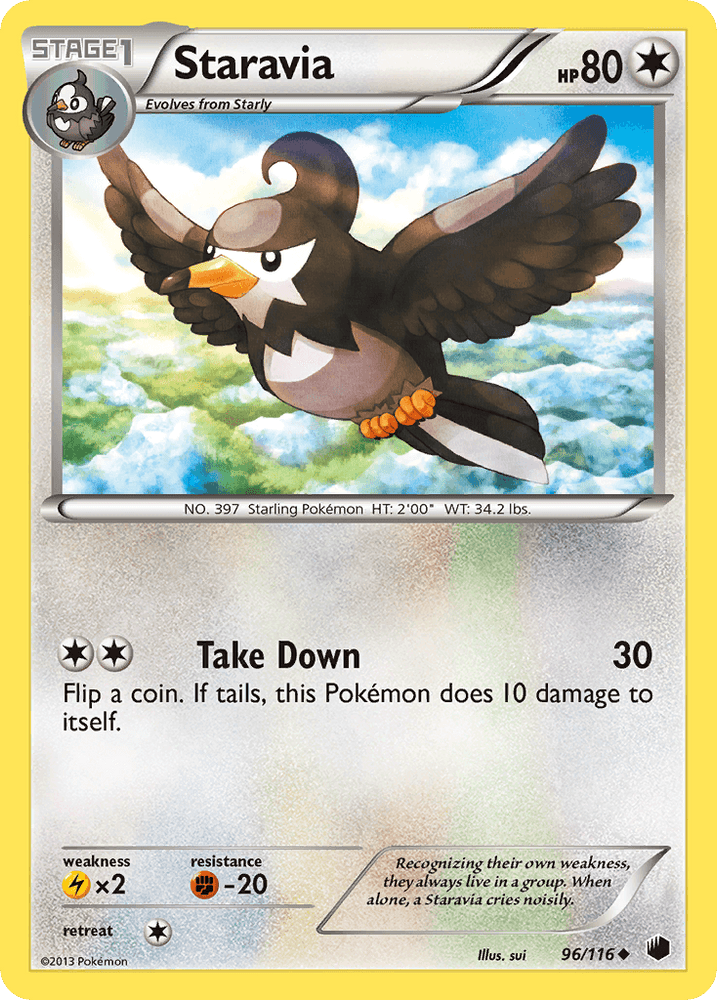 Staravia (96/116) [Black & White: Plasma Freeze] (Online Only)