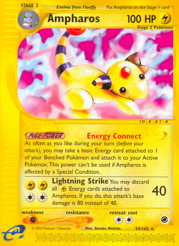 Ampharos (34/165) [Expedition: Base Set] (Online Only)
