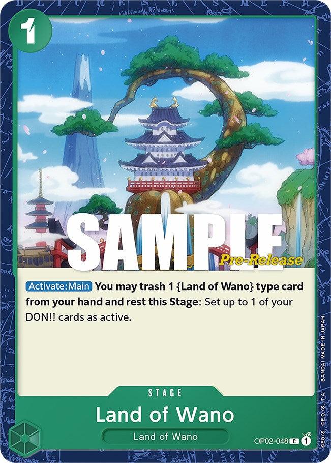 Land of Wano [Paramount War Pre-Release Cards] (ONLINE ORDER ONLY)