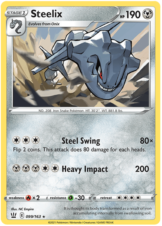 Steelix (099/163) [Sword & Shield: Battle Styles] (Online Only)