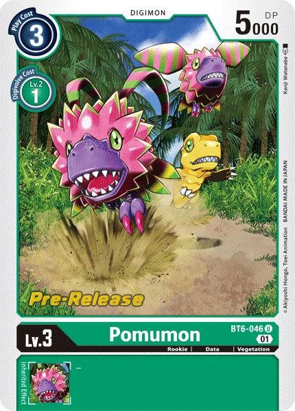 Pomumon [BT6-046] [Double Diamond Pre-Release Cards] (ONLINE ORDER ONLY)