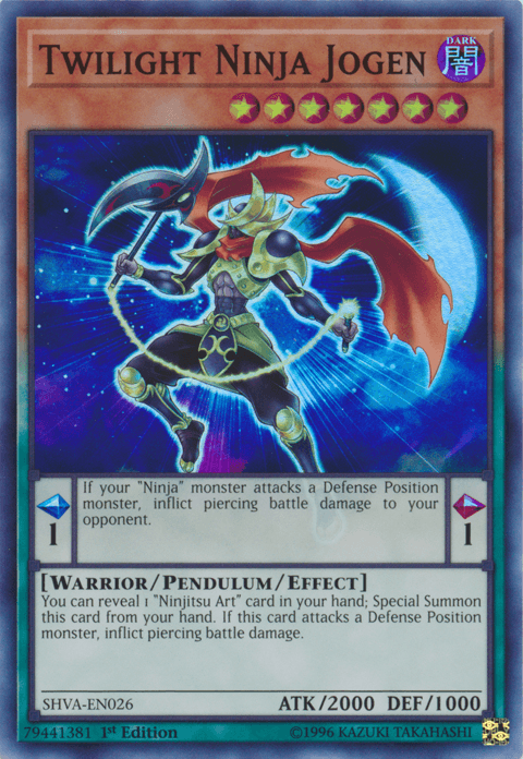 Twilight Ninja Jogen [SHVA-EN026] Super Rare (ONLINE ORDER ONLY)