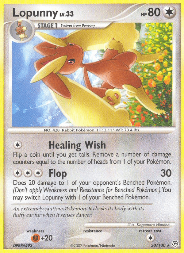 Lopunny (30/130) [Diamond & Pearl: Base Set] (Online Only)