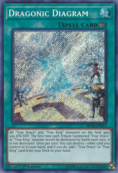 Dragonic Diagram [MP18-EN015] Secret Rare (ONLINE ORDER ONLY)