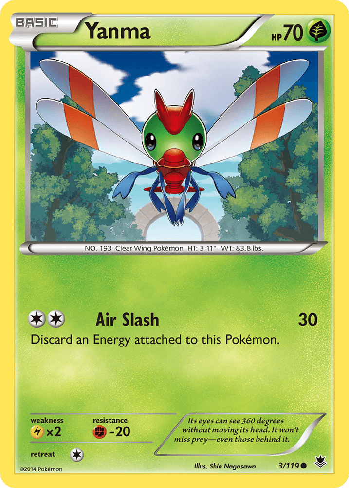 Yanma (3/119) [XY: Phantom Forces] (Online Only)