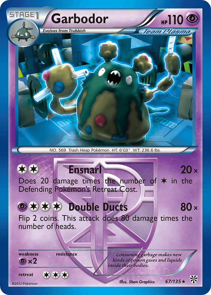 Garbodor (67/135) [Black & White: Plasma Storm] (Online Only)